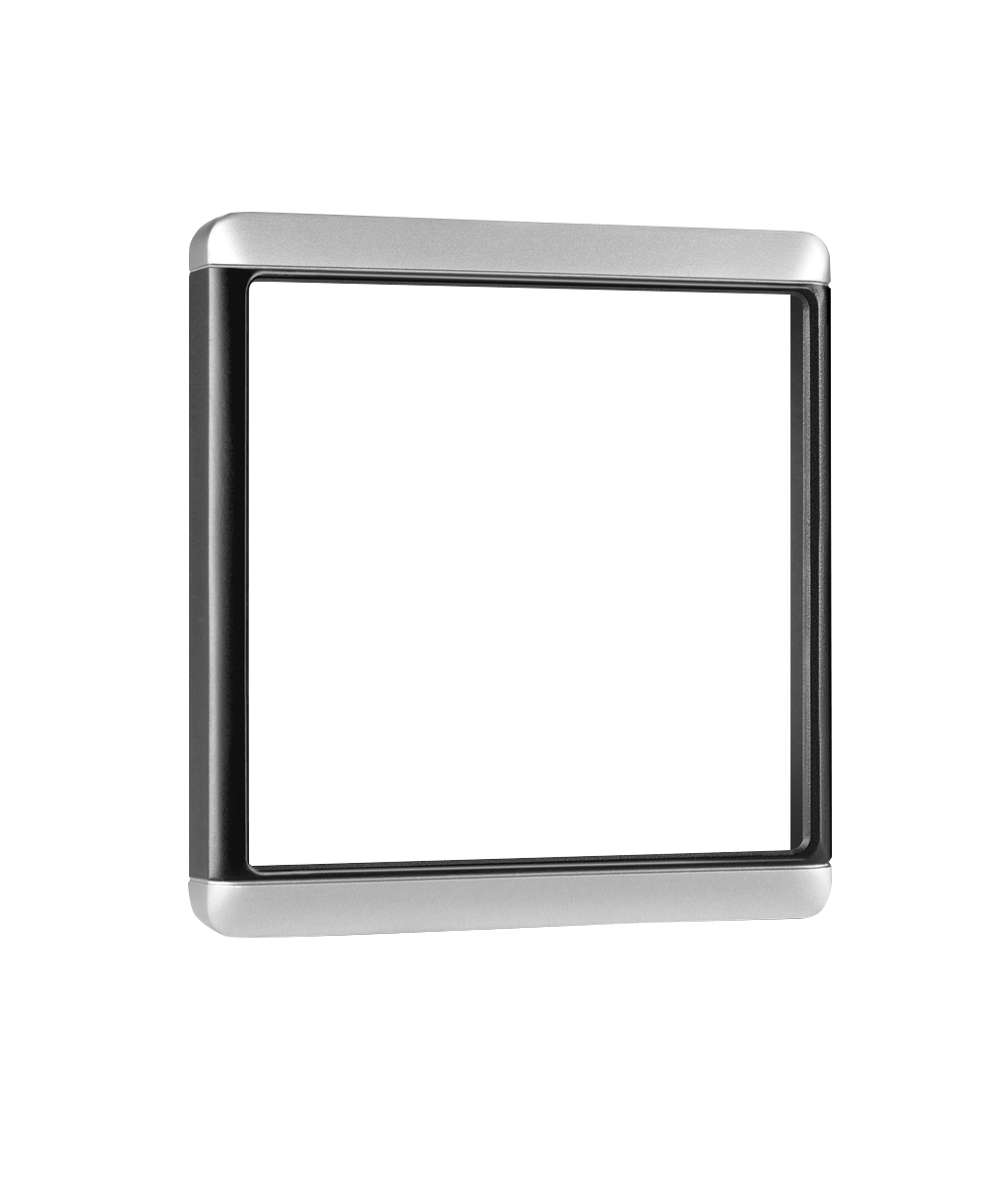 Garmin Trim snap piece cover - silver/black