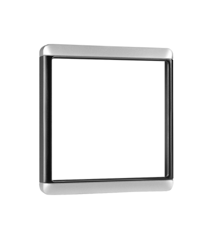 Garmin Trim snap piece cover - silver/black