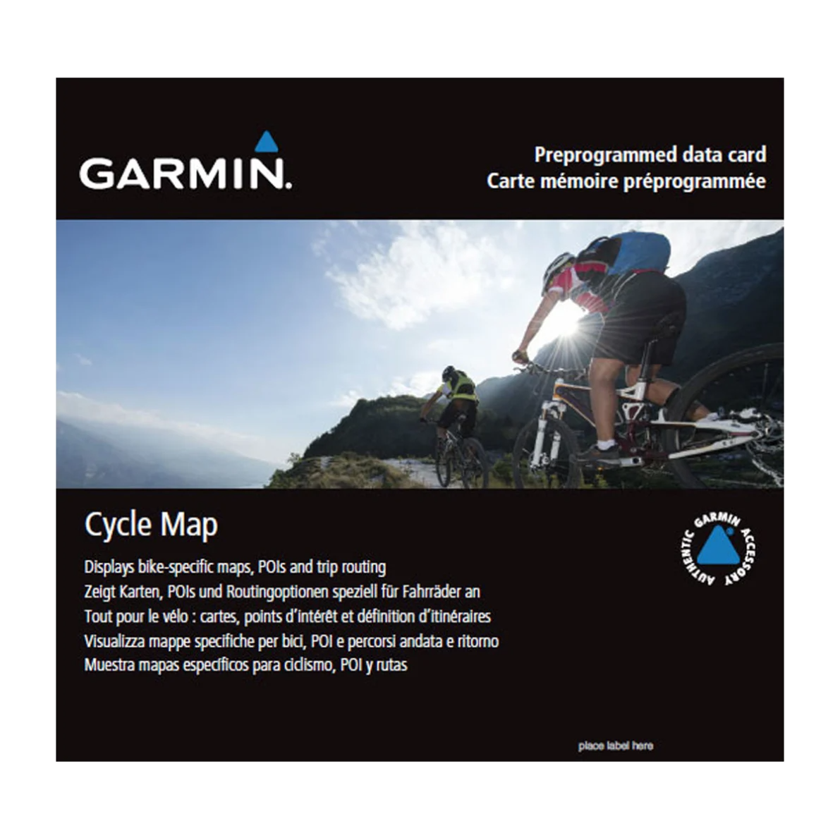 Garmin Cycle Map Europe microSD/SD Card (010-12347-01)