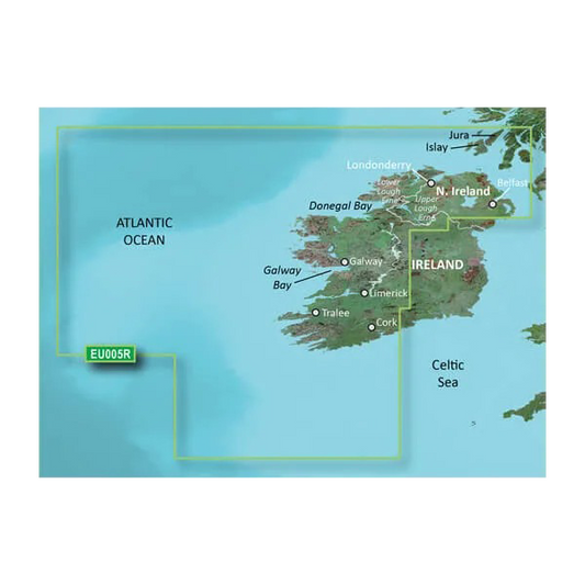Garmin Ireland, West Coastal and Inland Charts BlueChart g3 | HXEU005R | microSD/SD by Garmin