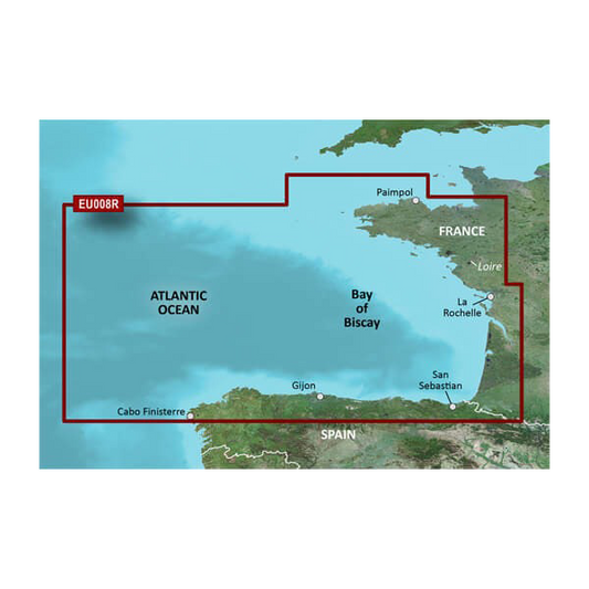 Garmin Bay of Biscay Charts BlueChart g3 | HXEU008R | microSD/SD (010-C0766-20) by Garmin