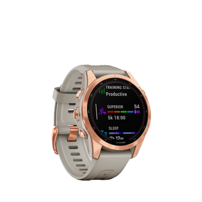 Garmin fenix 7S Solar - Rose Gold with Light Sand Band (010-02539-10)