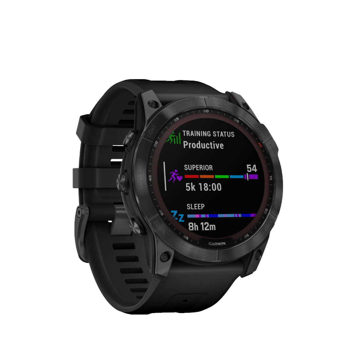 Garmin Fenix 7X Solar, Slate Gray with Black Band (Garmin Certified Refurbished)