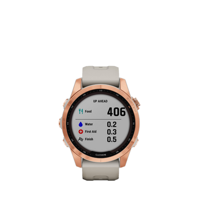 Garmin fenix 7S Solar - Rose Gold with Light Sand Band (010-02539-10)