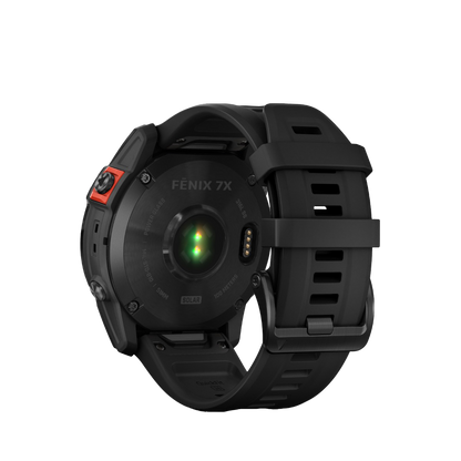 Garmin Fenix 7X Solar, Slate Gray with Black Band (Garmin Certified Refurbished)