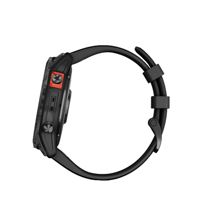 Garmin Fenix 7X Solar, Slate Gray with Black Band (Garmin Certified Refurbished)