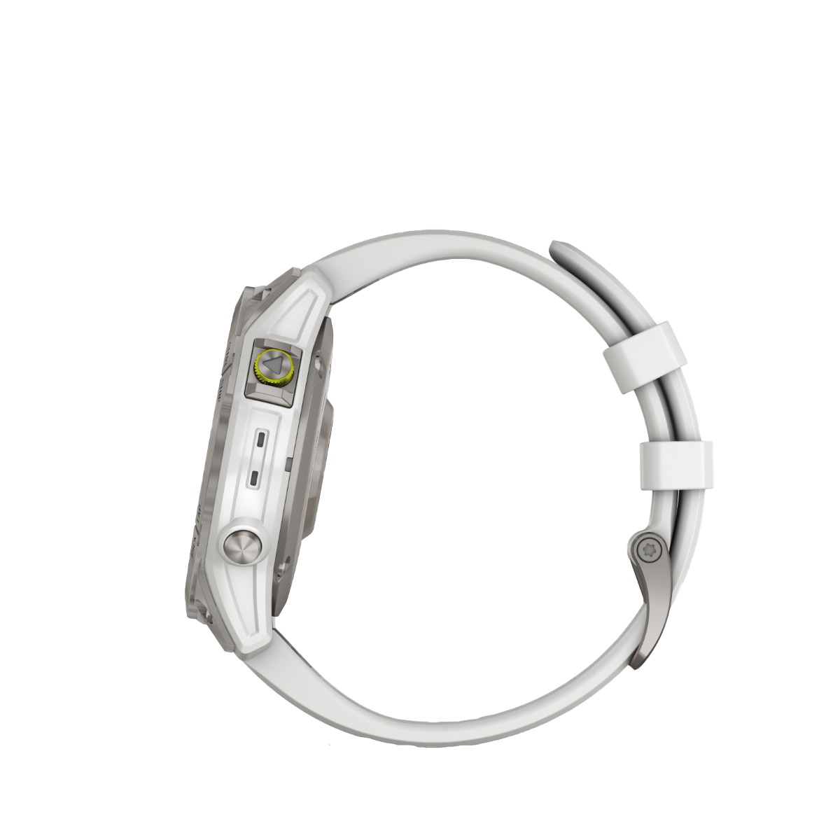 Garmin Epix (Gen 2), White Titanium, Premium Adventure GPS Smartwatch with Maps and Built-in Flashlight (010-02582-20)