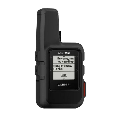 Garmin Inreach Mini, Black, Rugged & Lightweight GPS Satellite Communicator w/ InReach & SOS (Garmin Certified Refurbished)