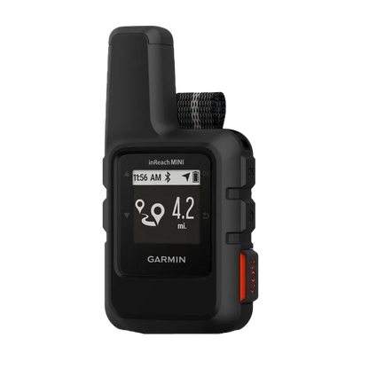 Garmin Inreach Mini, Black, Rugged & Lightweight GPS Satellite Communicator w/ InReach & SOS (Garmin Certified Refurbished)