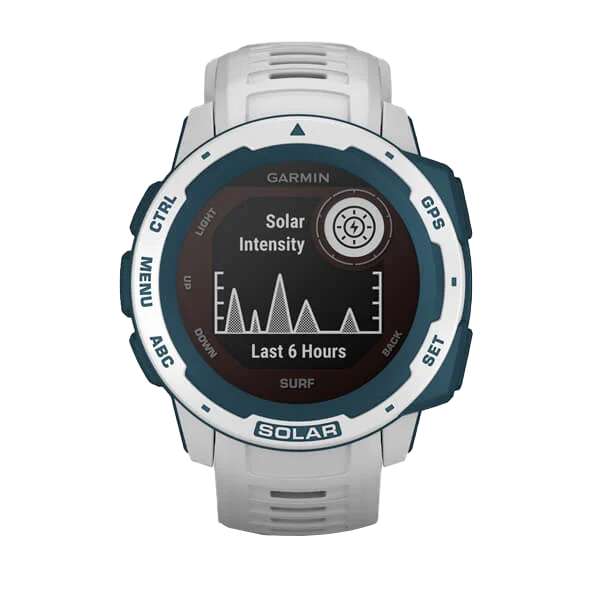 Garmin Instinct Solar, Cloudbreak, Rugged GPS Smartwatch (Garmin Certified Refurbished)