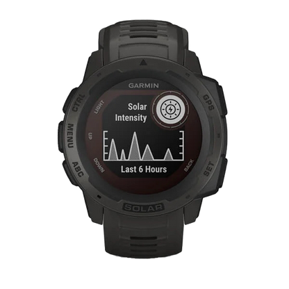 Garmin Instinct Solar, Graphite Smartwatch (010-02293-10)