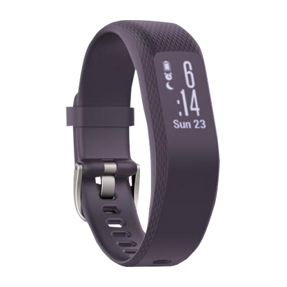 Garmin Vivosmart 3 Purple S/M Band, GPS Smartwatch (Garmin Certified Refurbished)