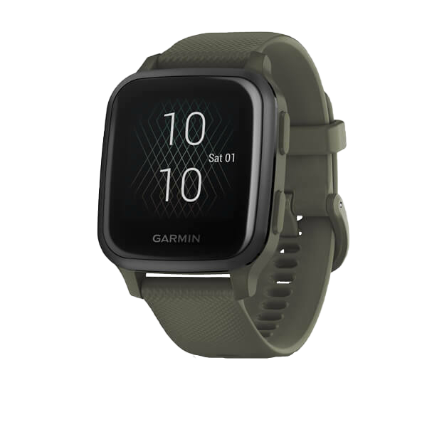 Garmin Venu Sq Music, Moss (Garmin Certified Refurbished)