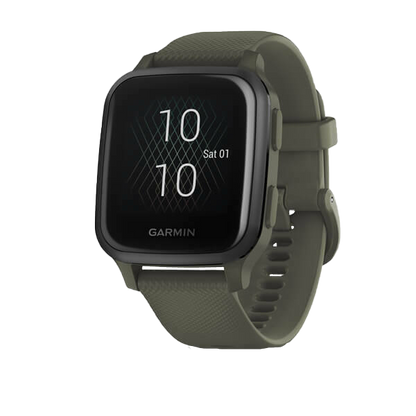 Garmin Venu Sq Music, Moss (Garmin Certified Refurbished)
