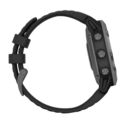 Garmin Fenix 6 Pro Solar - Slate Gray with Black Band (010-02410-14)