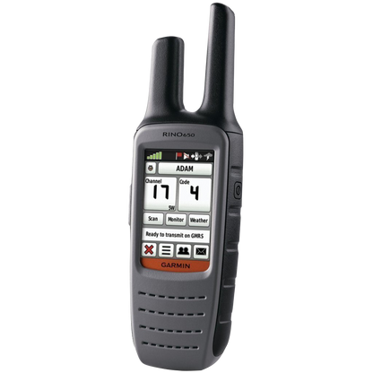 Garmin Rino 655t, 2-Way Radio/GPS Navigator with Maps (Garmin Certified Refurbished)