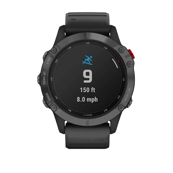 Garmin Fenix 6 Pro Solar - Slate Gray with Black Band (010-02410-14)
