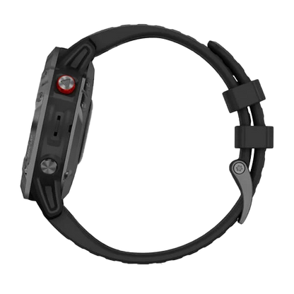 Garmin Fenix 6 Pro Solar - Slate Gray with Black Band (010-02410-14)