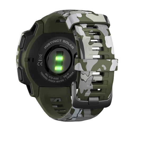 Garmin Instinct Solar - Camo Edition, Lichen Camo (010-02293-06) by Garmin