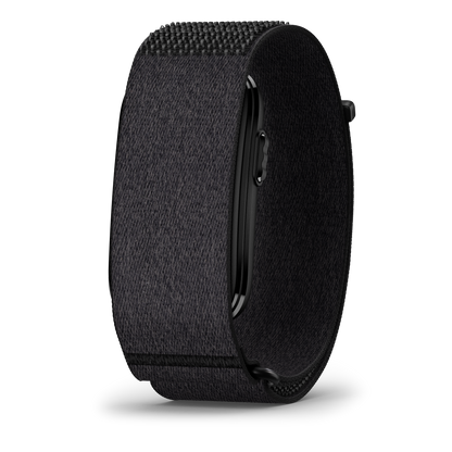 CIRQA Smart Band Garmin strap, black fabric, L-XL.