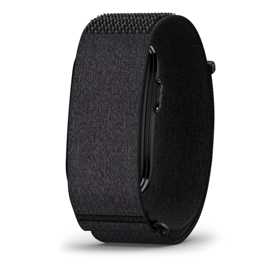 CIRQA Smart Band Garmin strap, black fabric, L-XL.