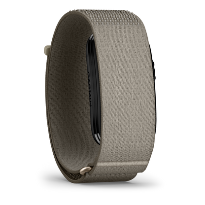 Garmin CIRQA Smart Band, French Gray fabric watch strap for Venu smart watches, L-XL
