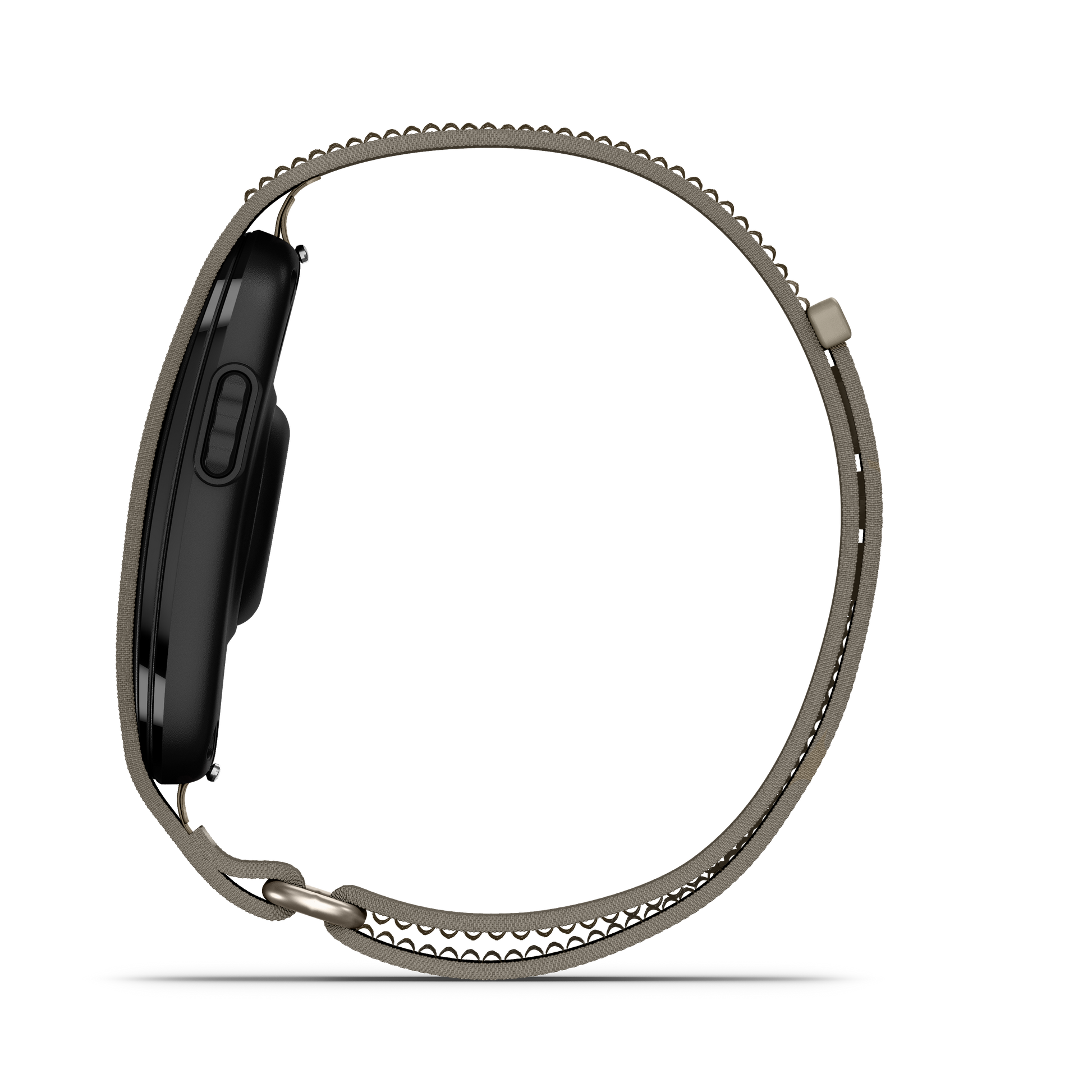 Garmin CIRQA Smart Band for Venu watches, French Gray woven strap, size L-XL.