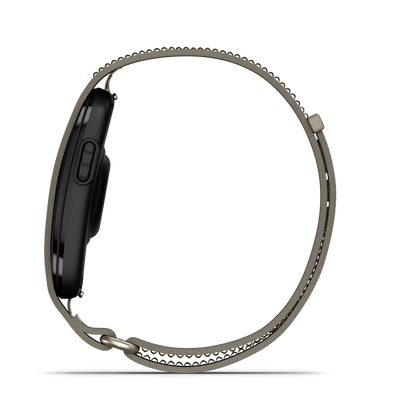 Garmin CIRQA Smart Band, French Gray, S-M fabric strap for Venu activity monitors
