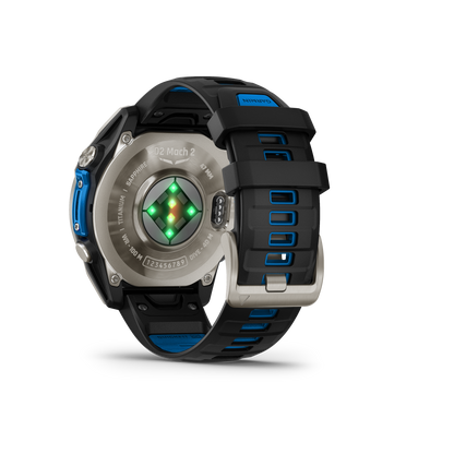 Garmin D2 Mach 2, (47 mm), Titanium w/ Oxford Brown Leather Band (010-02904-30)