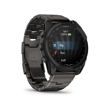Garmin D2 Mach 1 Pro, reloj inteligente Aviator de 51 mm con pulsera de titanio ventilada (010-02804-80)