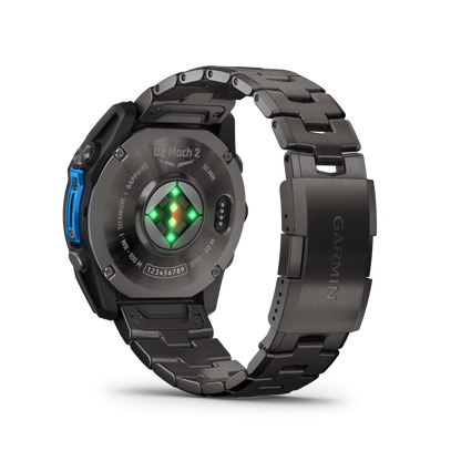 Garmin D2 Mach 1 Pro, reloj inteligente Aviator de 51 mm con pulsera de titanio ventilada (010-02804-80)
