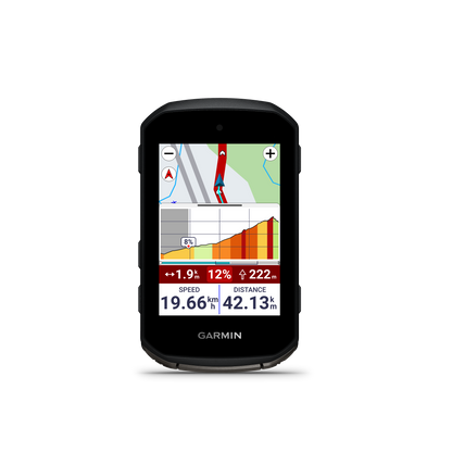 Garmin Edge 850 device-only bicycle computer in black with map display