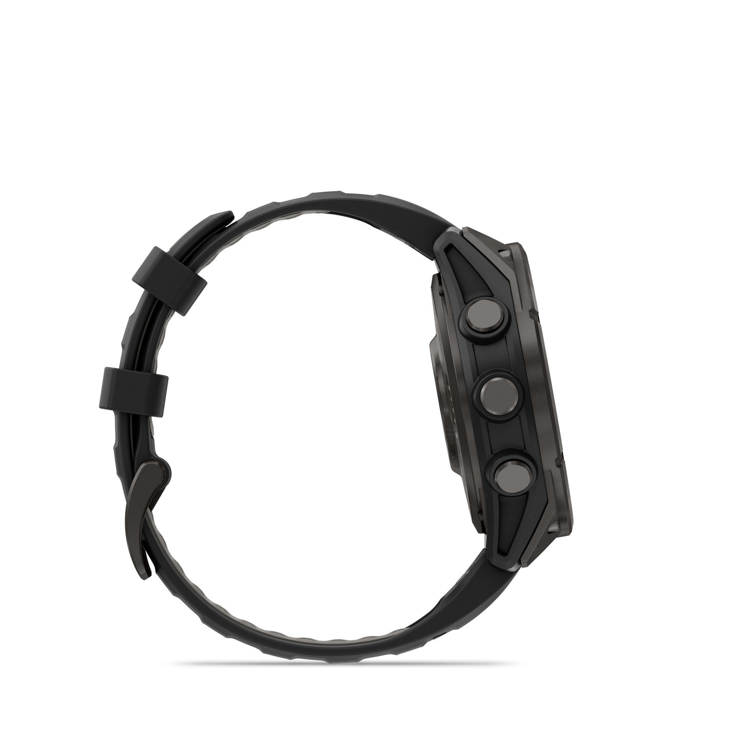 Garmin Fenix 8 Pro, 51 mm, AMOLED, Sapphire, Carbon Gray DLC Titanium with Black/Pebble Gray Silicone Band (010-03199-00)