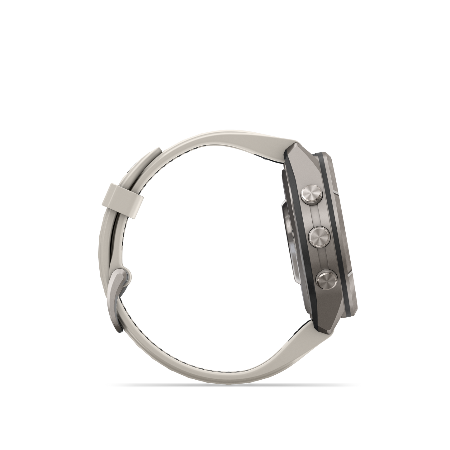 Garmin Fenix 9 Pro inReach AMOLED, (43mm), Titanium w/ Gray and Sandstone Silicone Band (010-04335-80)