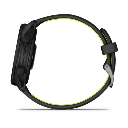 Garmin Forerunner 170 smartwatch, black with yellow accent strap