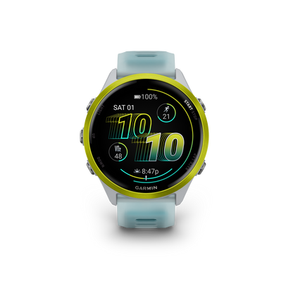 Garmin Forerunner 570, 47mm, Amp Yellow with Whitestone/Turquoise Band (010-02971-01)