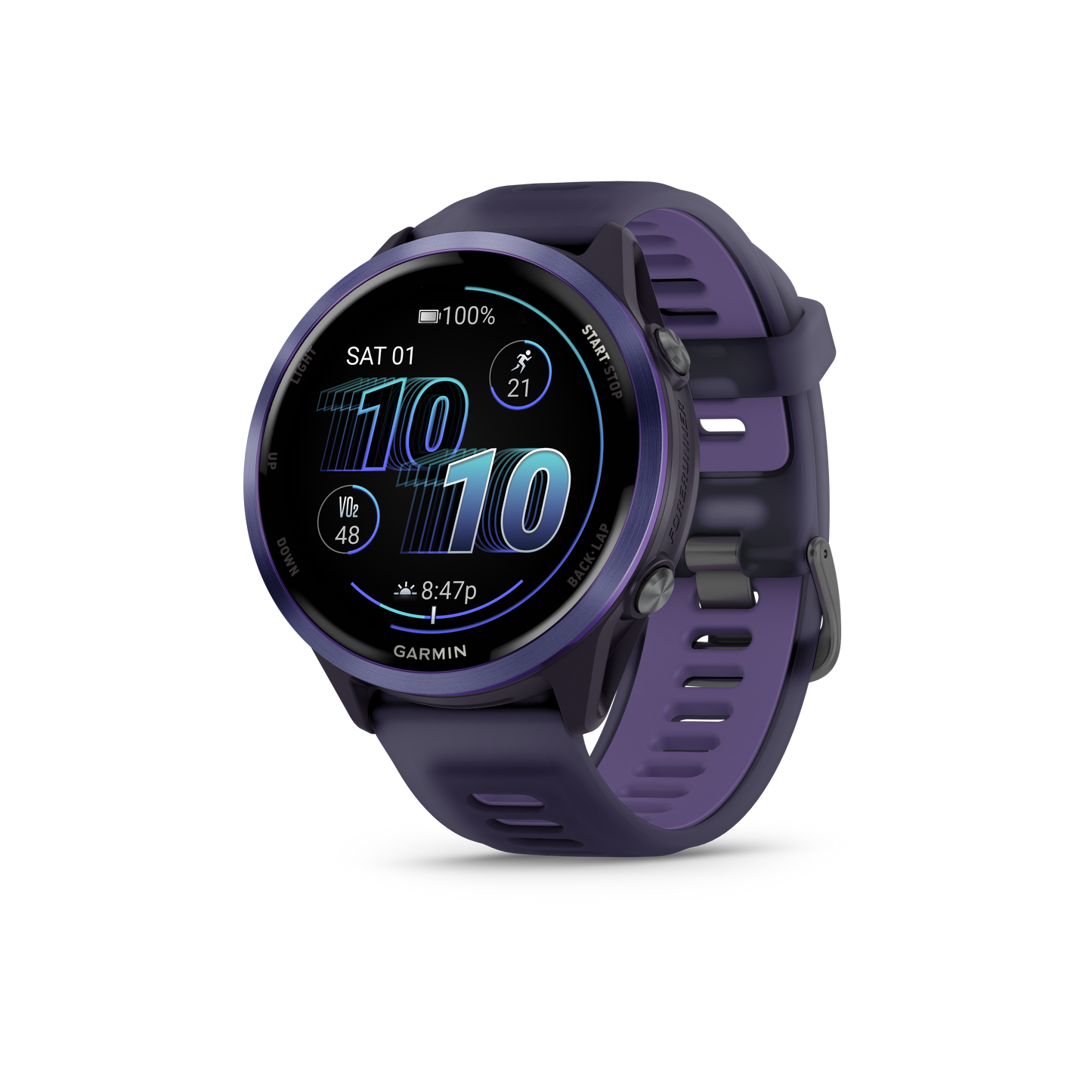 Garmin Forerunner 570, 47mm, Indigo with Purple/Indigo Band (010-02971-02)