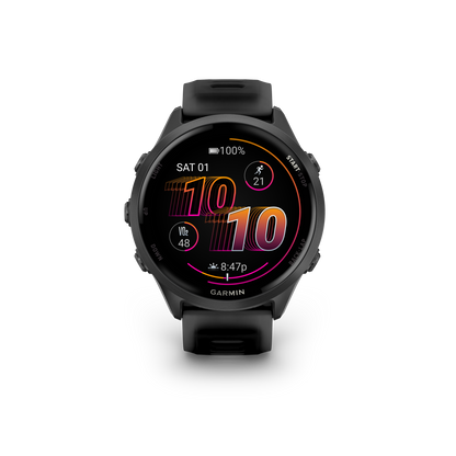 Garmin Forerunner 570, 47mm, Slate Gray with Black/Black Band (010-02971-00)