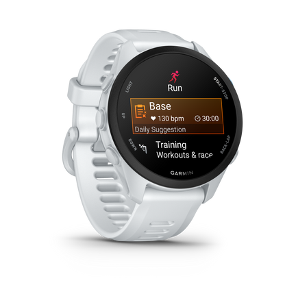 Garmin Forerunner 70, Whitestone, AMOLED GPS Fitness Smartwatch (010-04307-01)