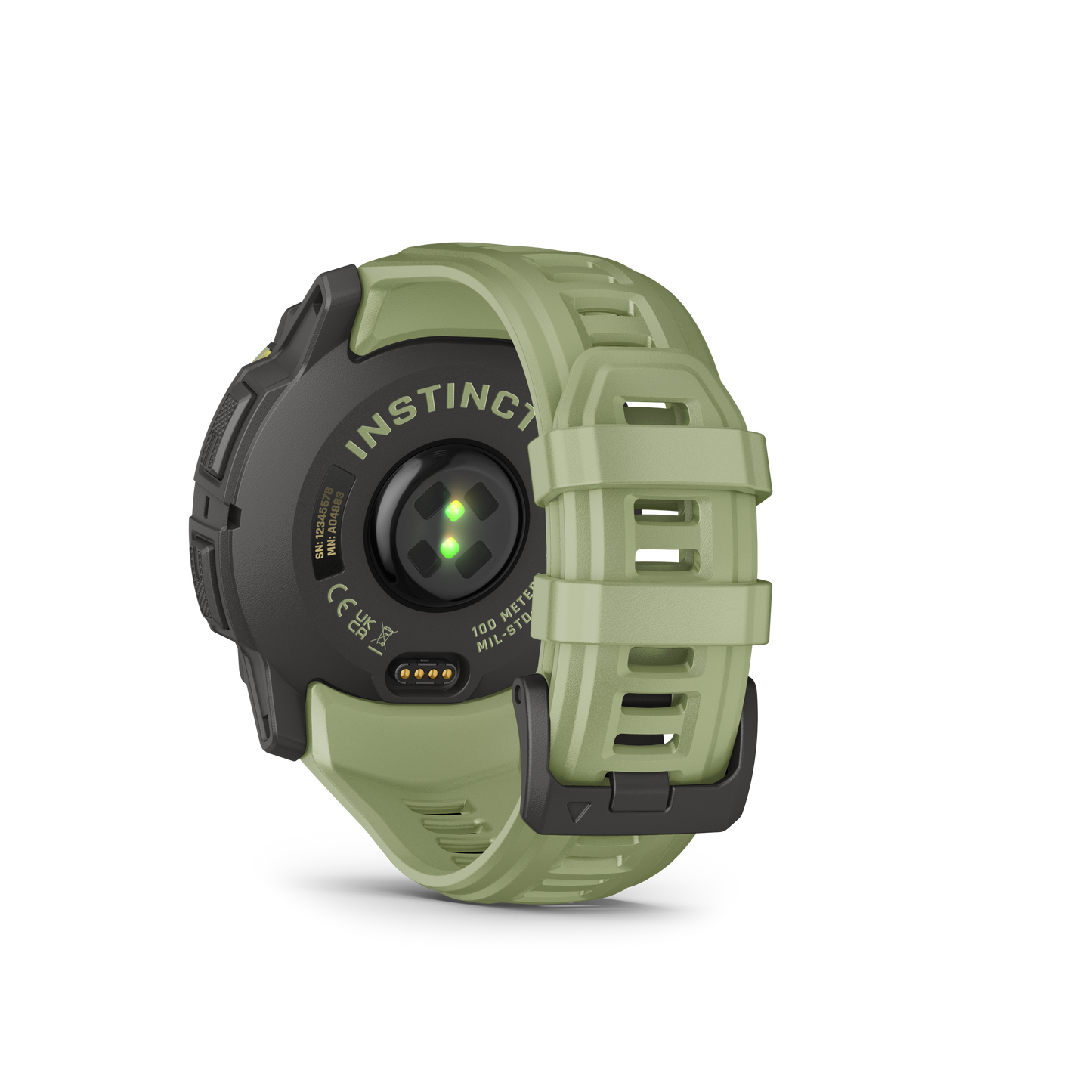 Garmin Instinct 3 AMOLED, (50mm) Fern Green with Fern Green Band (010-03020-02)