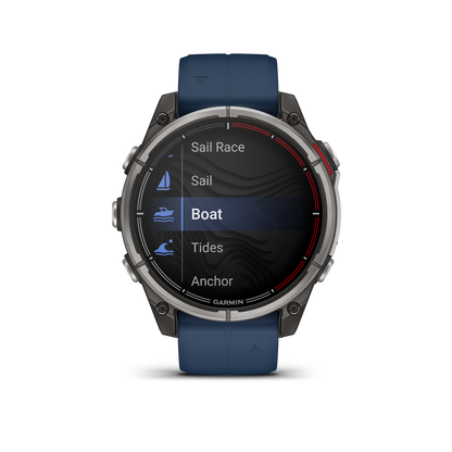 Garmin Quatix 8, (47mm), AMOLED, Marine GPS Smartwatch (010-02904-50)