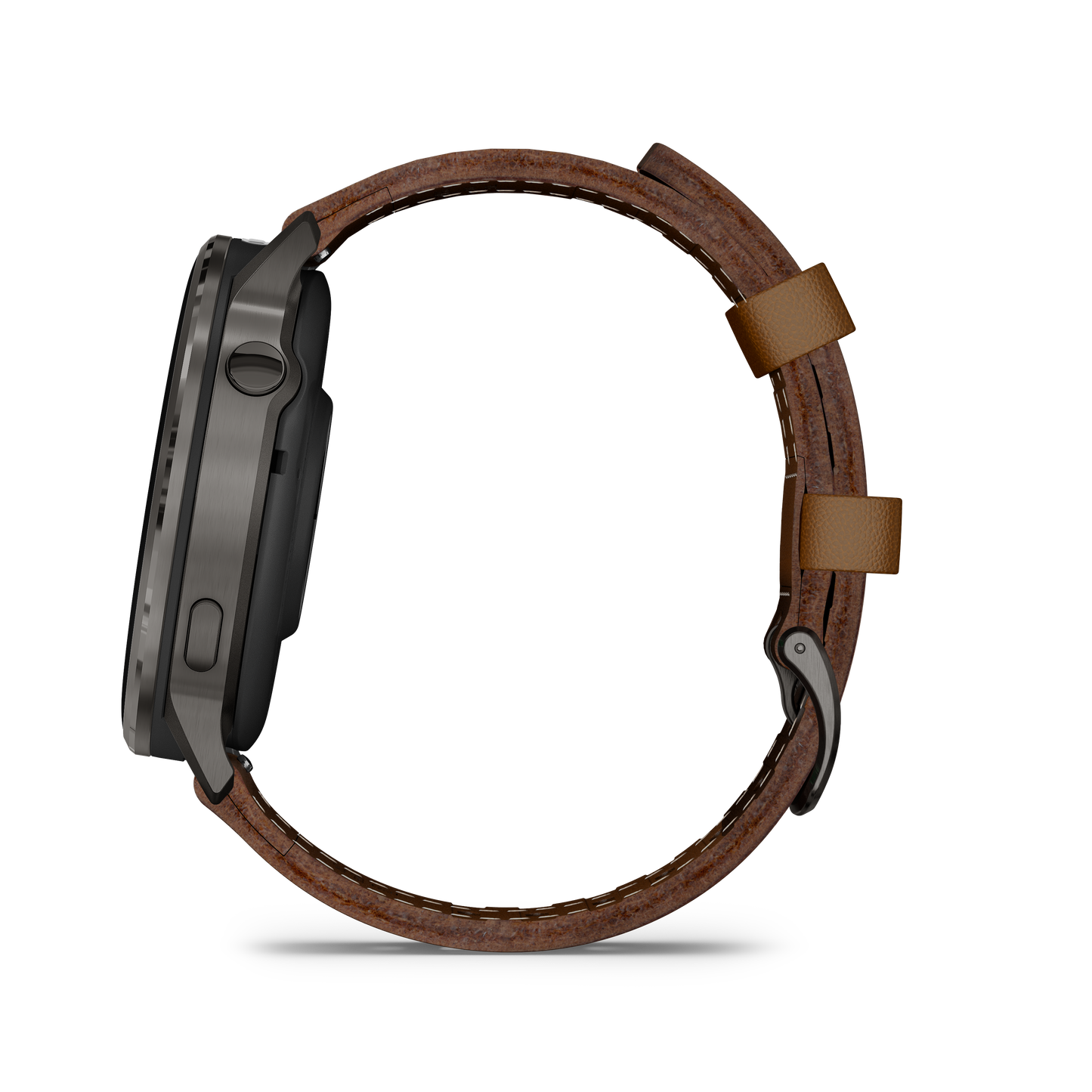 Garmin Venu 4, 45mm, Slate with Black Silicone Band and Brown Leather Band (010-03014-03) by Garmin