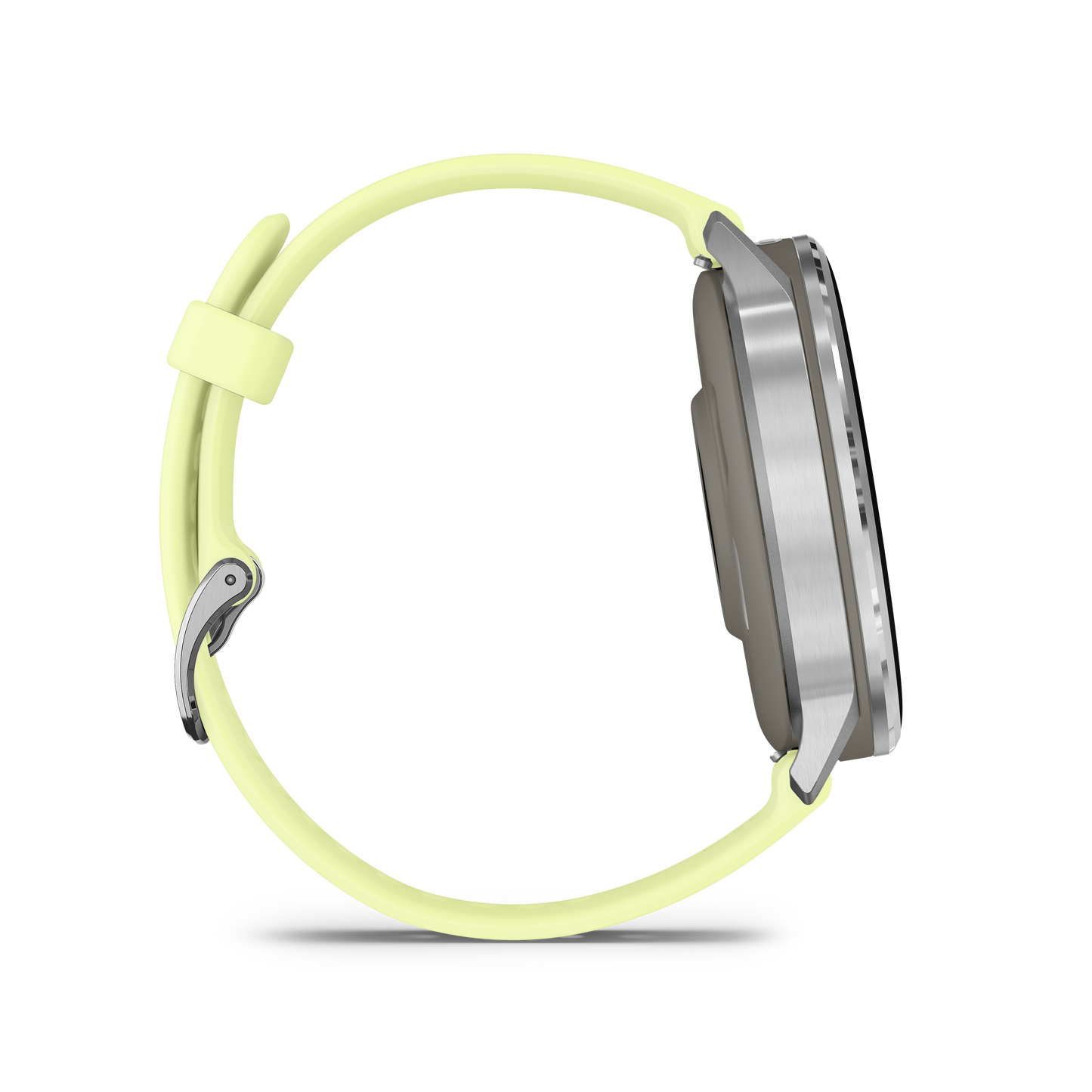 Garmin Venu 4, 45mm, Silver with Citron Silicone band (010-03014-02) by Garmin