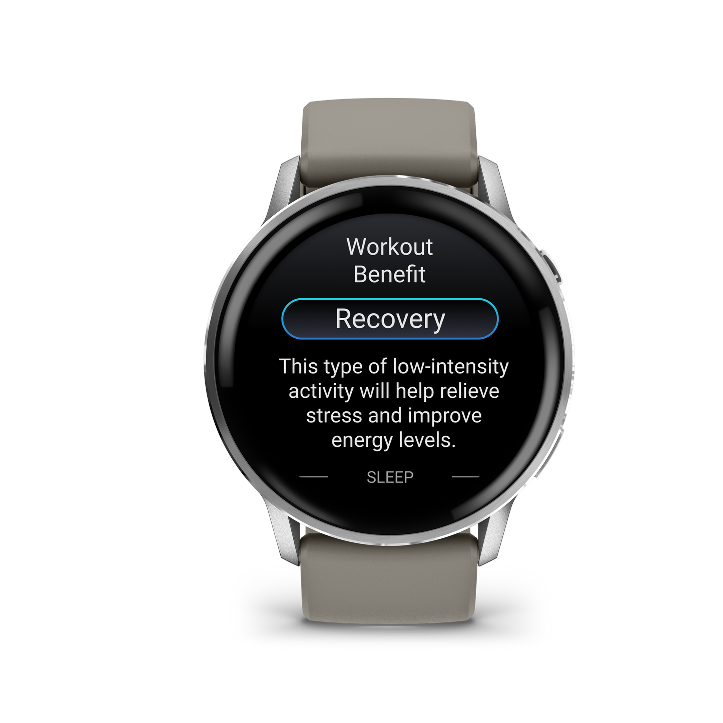 Garmin Venu 4, 45mm, Silver with Silver Gray Silicone Band (010-03014-01) by Garmin