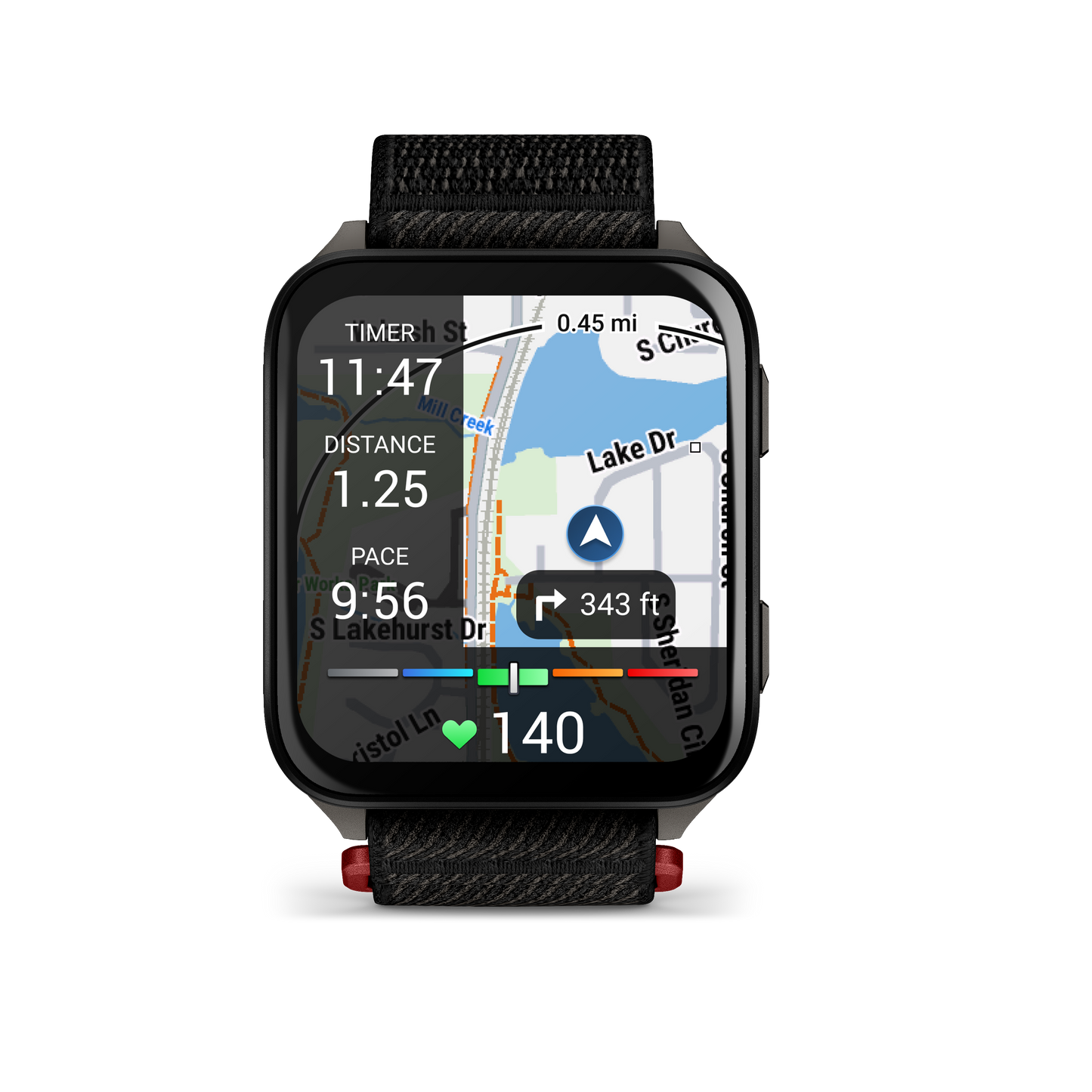 Garmin Venu X1, Black w/ Slate Titanium Case and Black ComfortFit Band (010-02980-00)