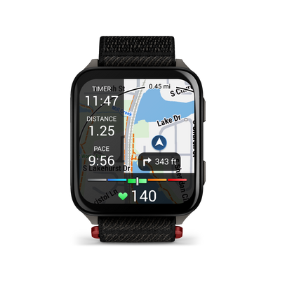 Garmin Venu X1, Black w/ Slate Titanium Case and Black ComfortFit Band (010-02980-00)
