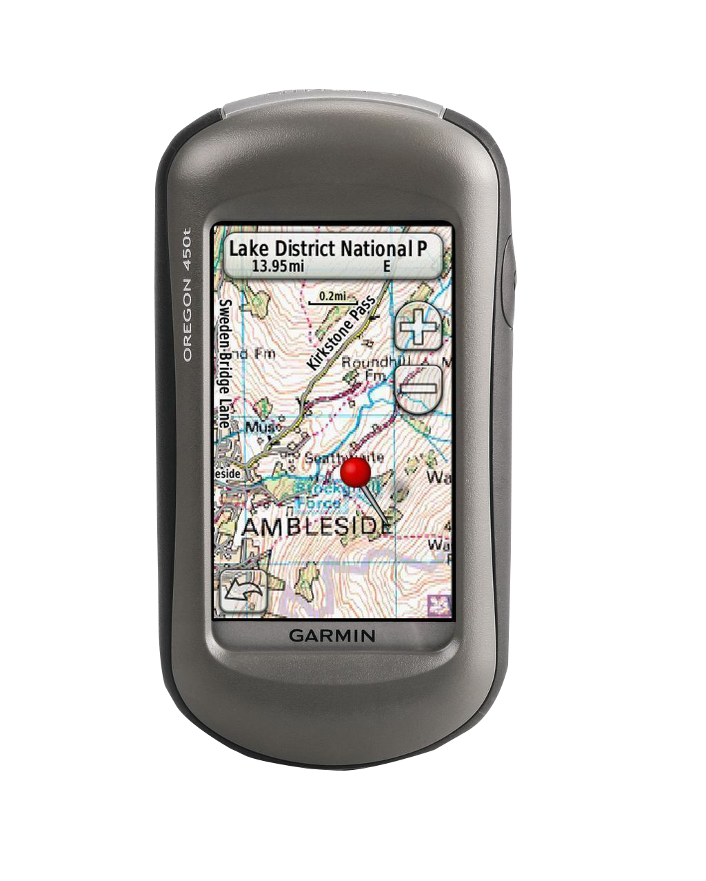 Garmin Oregon 450t, Handheld Touchscreen Outdoor/Trail GPS with TOPO Maps (Garmin Certified Refurbished)