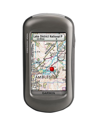 Garmin Oregon 450t, Handheld Touchscreen Outdoor/Trail GPS with TOPO Maps (Garmin Certified Refurbished)
