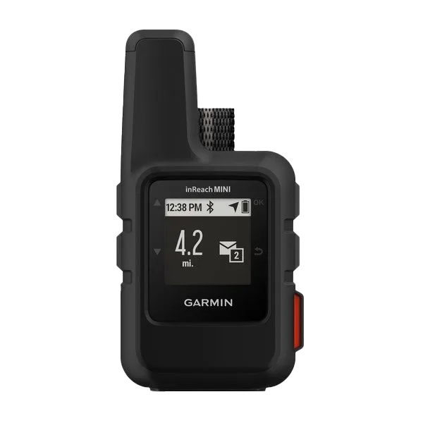 Garmin Inreach Mini, Black, Rugged & Lightweight GPS Satellite Communicator w/ InReach & SOS (Garmin Certified Refurbished)