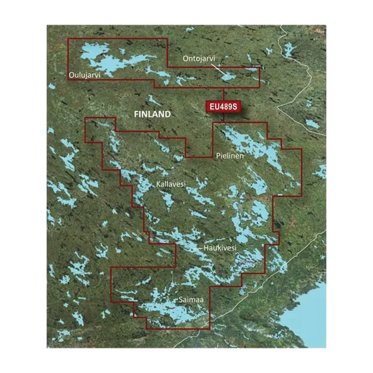 Garmin Finland, Kuopia to Lappeenranta Charts BlueChart g3 Vision | VEU489S | microSD/SD by Garmin